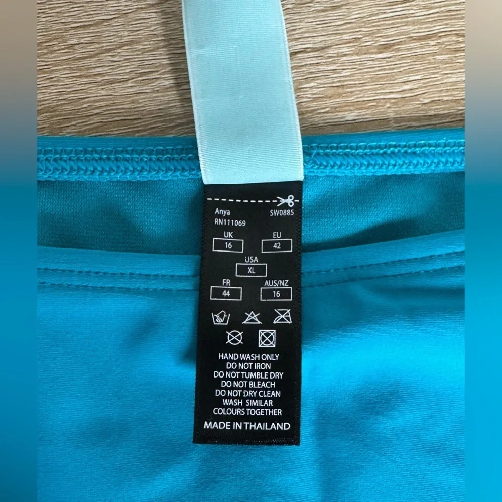 Panache Swim Women XL Anya Gather Pant Lagoon Bottoms